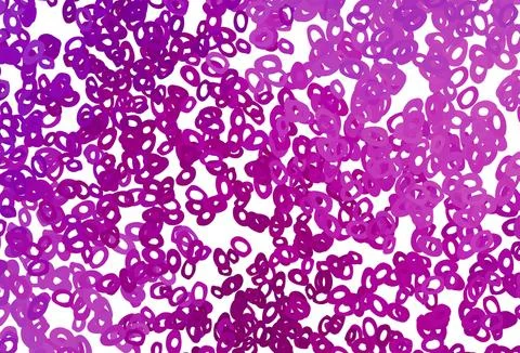 Light Purple vector layout with circle shapes. Illustrazione stock