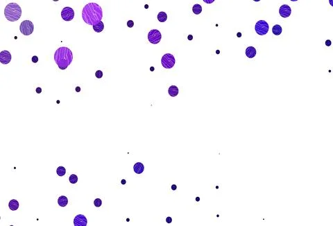 Light purple vector layout with circle shapes. Illustrazione stock