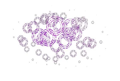 Light Purple vector layout with circle shapes. Illustrazione stock