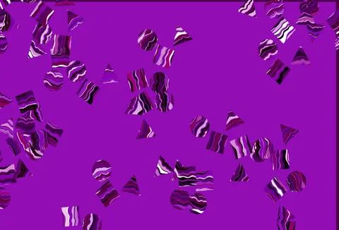 Light Purple vector layout with circles, lines, rectangles. Stock Illustration