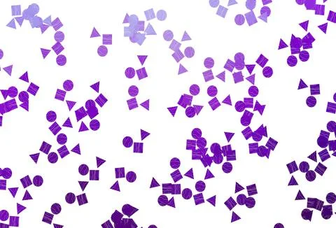 Light Purple vector layout with circles, lines, rectangles. イラスト素材