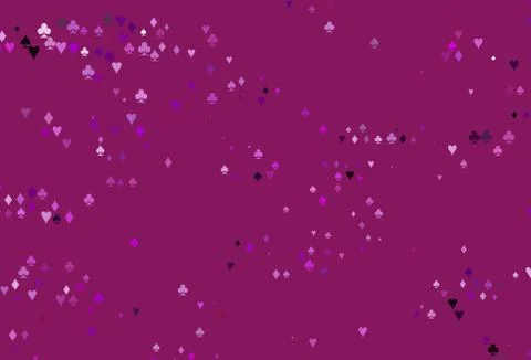 Light Purple vector layout with elements of cards. Stockillustratie