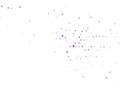 Light Purple vector layout with elements of cards. Illustrazione stock