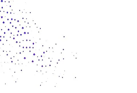 Light Purple vector layout with elements of cards. Ilustración de archivo