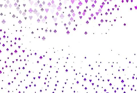 Light Purple vector layout with elements of cards. Ilustración de archivo