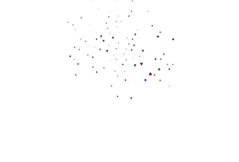 Light Purple vector layout with elements of cards. Ilustración de archivo