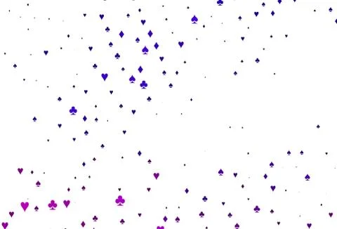 Light Purple vector layout with elements of cards. 库存插图