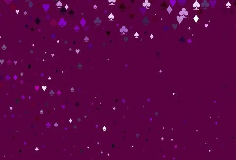 Light Purple vector layout with elements of cards. Stockillustratie