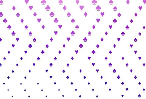 Light Purple vector layout with elements of cards. Stock Illustration