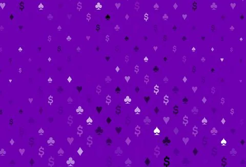 Light purple vector layout with elements of cards. Stock Illustration