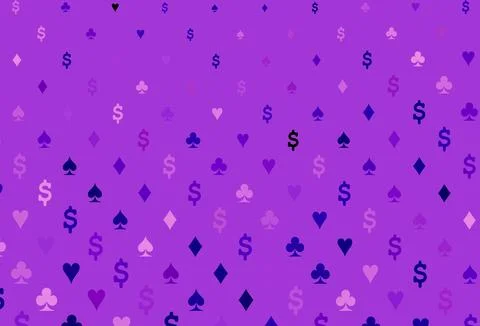 Light purple vector layout with elements of cards. Ilustración de archivo