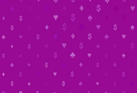 Light purple vector layout with elements of cards. Stock Illustration