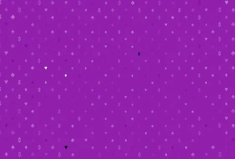 Light purple vector layout with elements of cards. Stock Illustration