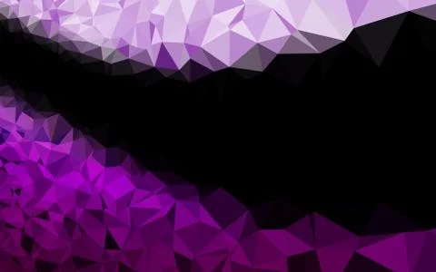 Light Purple vector low poly layout. Illustrazione stock