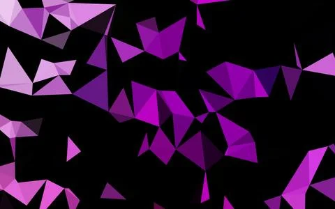 Light Purple vector low poly layout. Stock Illustration