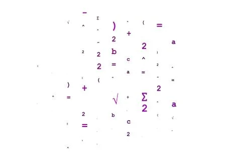 Light Purple vector pattern with arithmetic signs. 스톡 일러스트