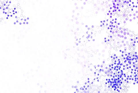 Light Purple vector pattern with artificial intelligence network. Illustrazione stock