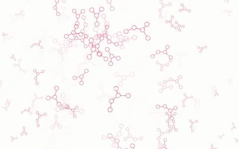 Light Purple vector pattern with artificial intelligence network. Stock Illustration