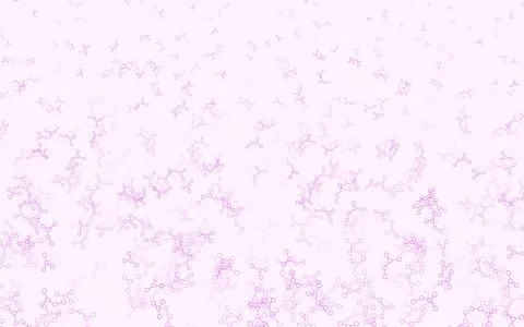 Light Purple vector pattern with artificial intelligence network. Illustrazione stock