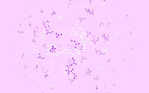 Light Purple vector pattern with artificial intelligence network. Illustrazione stock