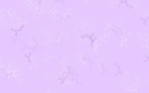 Light Purple vector pattern with artificial intelligence network. イラスト素材