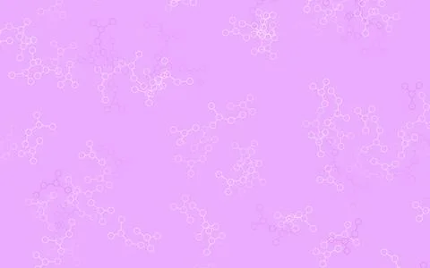 Light Purple vector pattern with artificial intelligence network. 스톡 일러스트