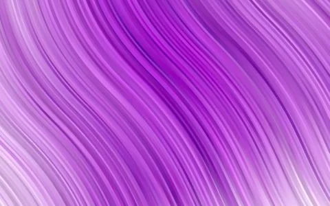 Light Purple vector pattern with bent ribbons. Stock Illustration