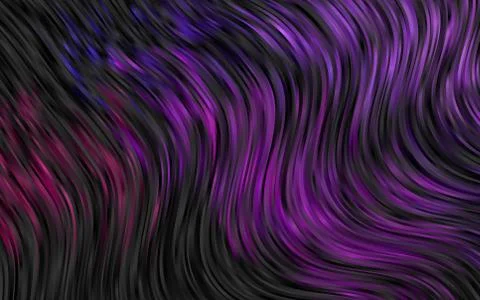 Light Purple vector pattern with bubble shapes. Illustrazione stock