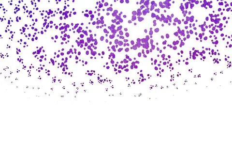 Light Purple vector pattern with bubble shapes. Stock Illustration