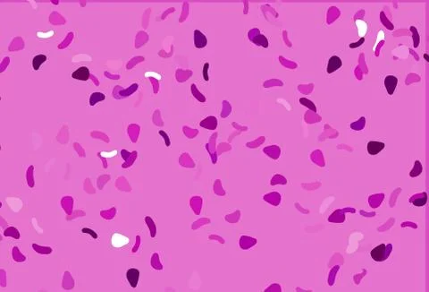 Light Purple vector pattern with chaotic shapes. 스톡 일러스트
