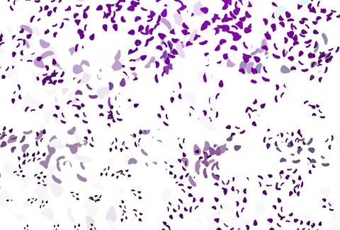 Light Purple vector pattern with chaotic shapes. Stock Illustration