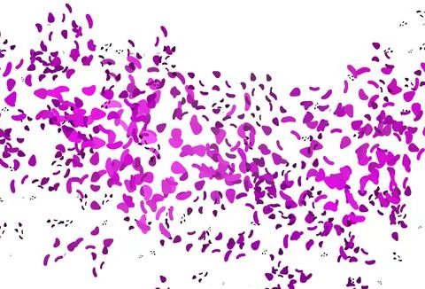 Light Purple vector pattern with chaotic shapes. 스톡 일러스트