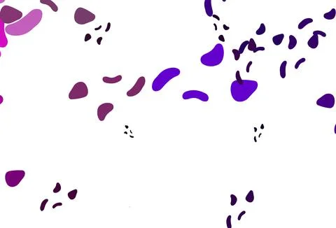 Light Purple vector pattern with chaotic shapes. 스톡 일러스트