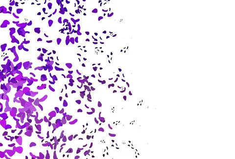 Light Purple vector pattern with chaotic shapes. Stock Illustration