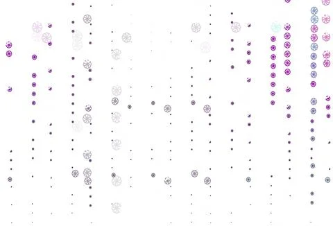 Light Purple vector pattern with christmas snowflakes. 스톡 일러스트