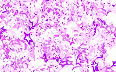 Light Purple vector pattern with christmas stars. Stock Illustration