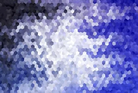 Light Purple vector pattern with colorful hexagons. Illustrazione stock