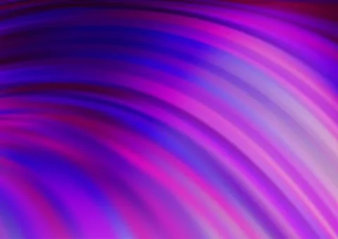 Light Purple vector pattern with curved circles. Illustrazione stock