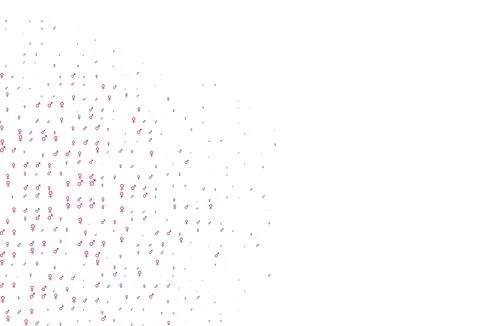 Light purple vector pattern with gender elements. イラスト素材