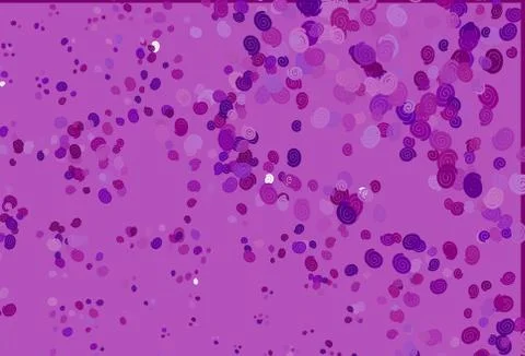 Light Purple vector pattern with liquid shapes. 스톡 일러스트