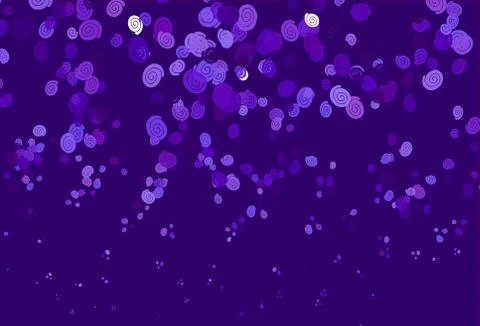 Light Purple vector pattern with liquid shapes. 스톡 일러스트