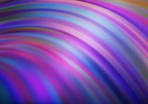 Light Purple vector pattern with liquid shapes. イラスト素材