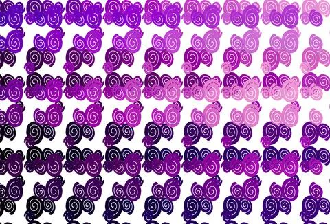 Light Purple vector pattern with liquid shapes. 스톡 일러스트