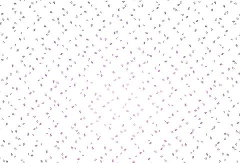 Light Purple vector pattern with music elements. Illustrazione stock