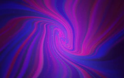 Light Purple vector pattern with night sky stars. Space stars on blurred abst Stock Illustration