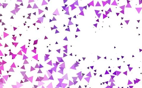 Light Purple vector pattern in polygonal style. Illustrazione stock