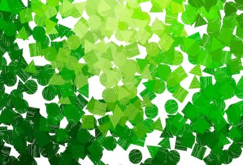 Light  purple vector pattern in polygonal style with circles. 스톡 일러스트