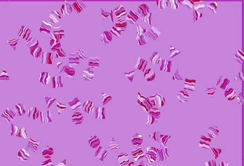 Light Purple vector pattern in polygonal style with circles. Stock Illustration