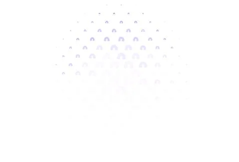 Light Purple vector pattern with rainbow elements. Stock Illustration