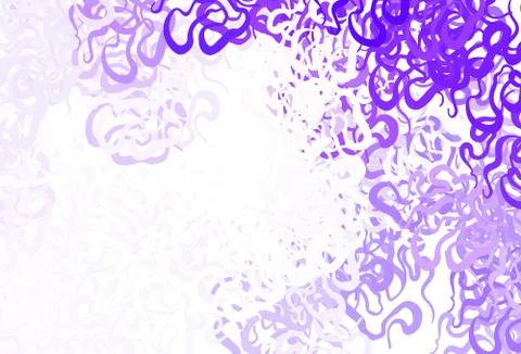Light Purple vector pattern with random forms. Illustrazione stock